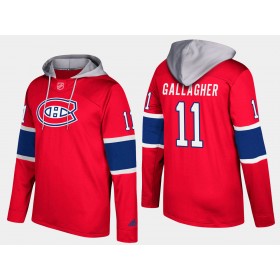 Herren Montreal Canadiens Brendan Gallagher 11 N001 Pullover Hooded Sweatshirt